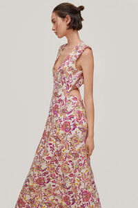 Pedro del Hierro Printed cut-out dress Several