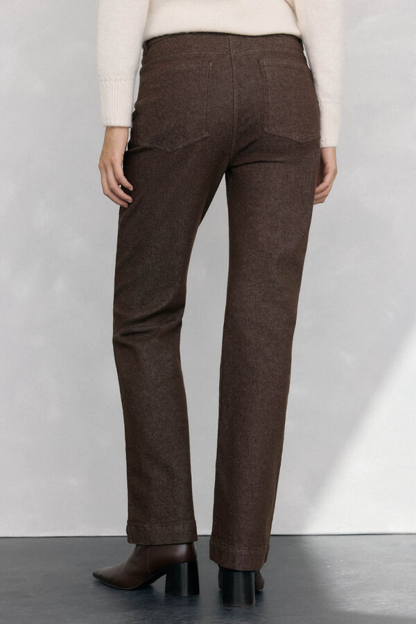 Pedro del Hierro Jeans stove pipe basic Brown