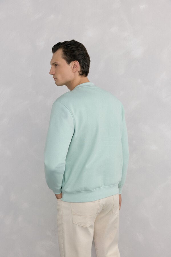 Pedro del Hierro Crew neck sweatshirt Green