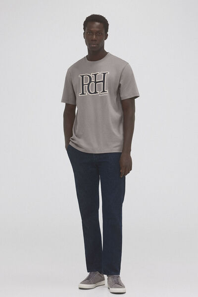 Pedro del Hierro Logo T-shirt Grey