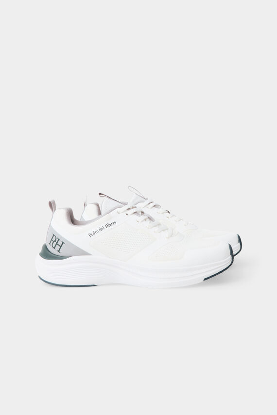 Zapatilla tejido ultraligero cordones
