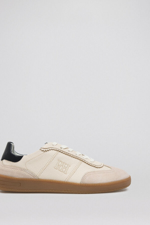 Pedro del Hierro Sneaker beige logo Crudo