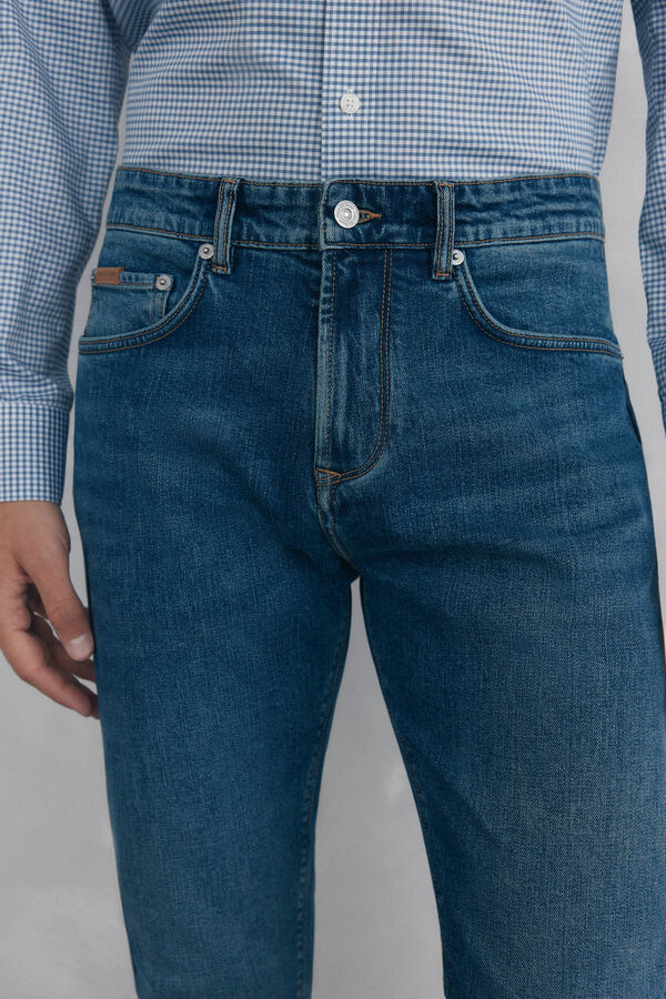 Pedro del Hierro Slim fit Premium Flex jeans Blue