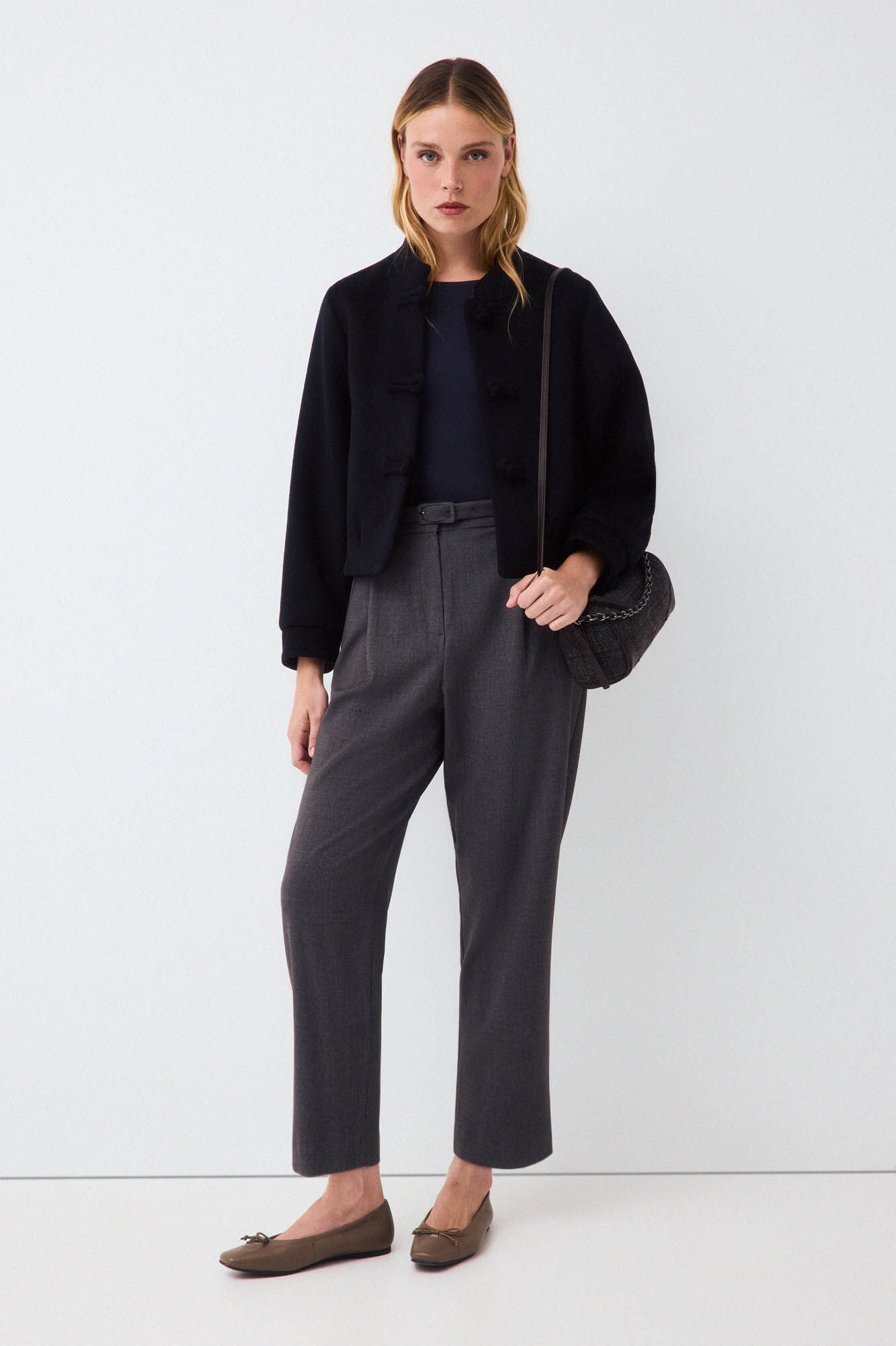 Pedro del Hierro Trousers with belt