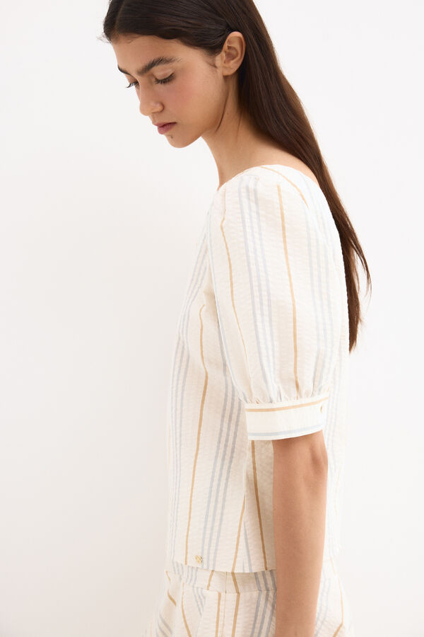 Pedro del Hierro Asymmetric top Beige