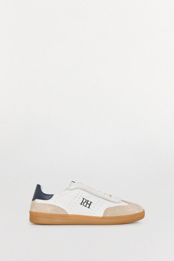 Pedro del Hierro leather sneakers Ecru
