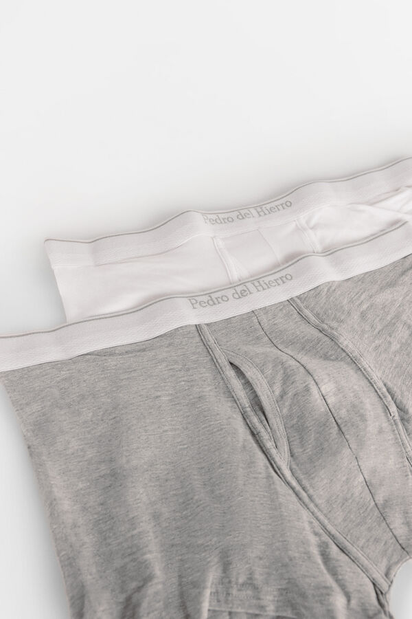 Pedro del Hierro Pack 2 boxer punto Blanco