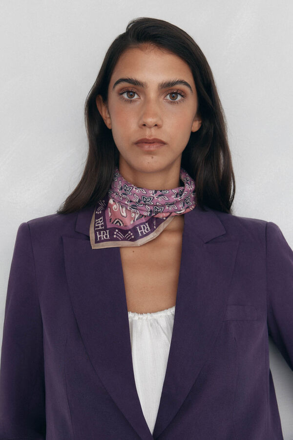 Pedro del Hierro Purple regular fit blazer Purple