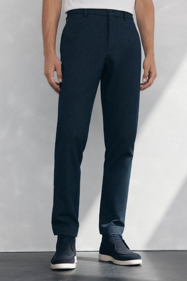 Pedro del Hierro Comfort chinos pants Blue