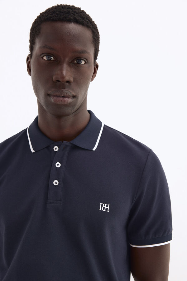 Pedro del Hierro Polo liso golf Azul