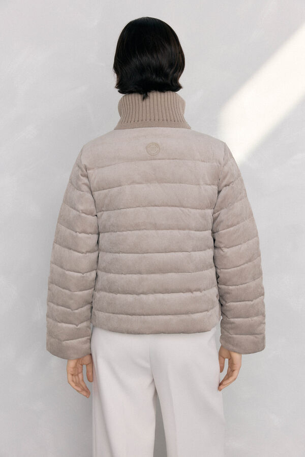 Pedro del Hierro Veludo veludo curto ultraleve Beige