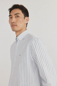 Pedro del Hierro Camisa às riscas iconic oxford