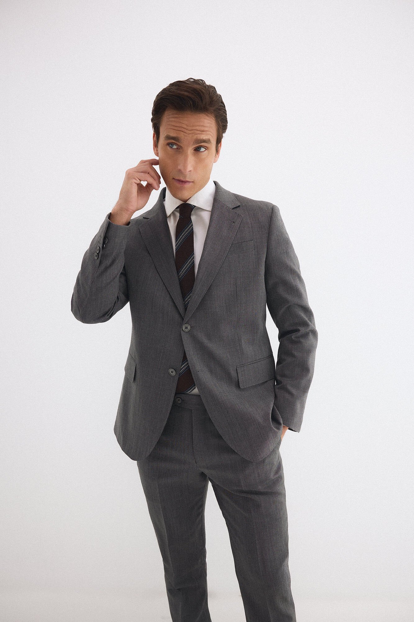 Pedro del Hierro Americana canvas slim bi-stretch