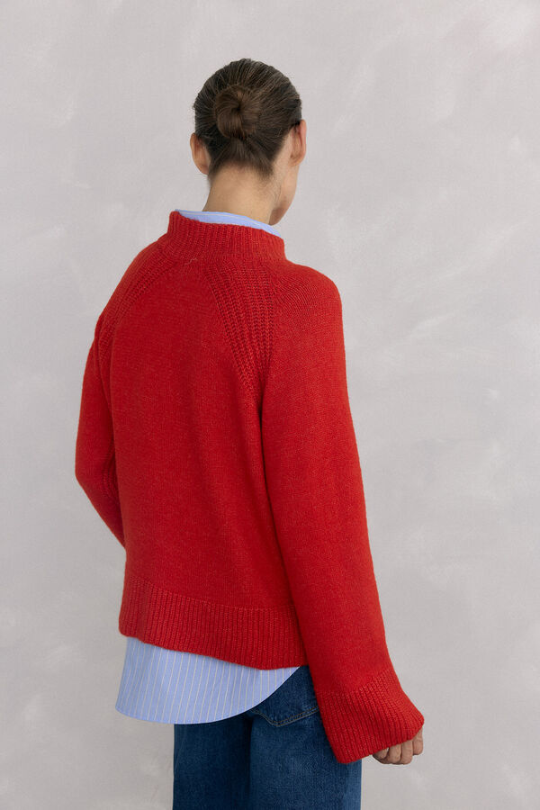 Pedro del Hierro Jersey perkins acampanado Red