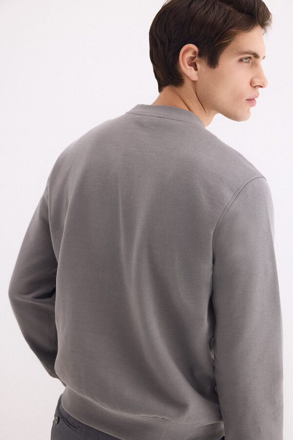 Pedro del Hierro Crew neck sweatshirt Grey