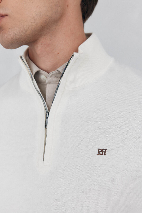 Pedro del Hierro Semi-swan sweater Ecru