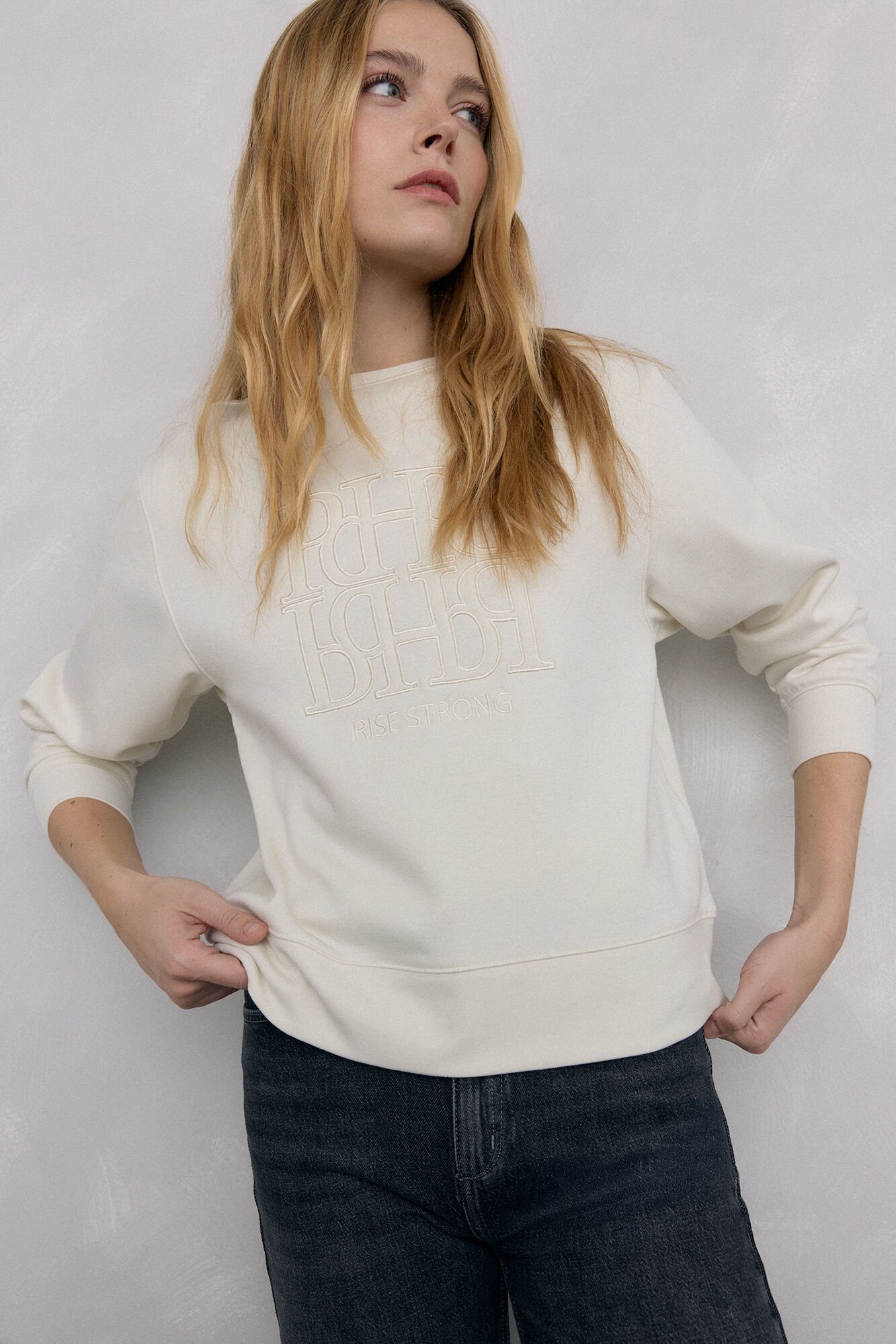 Pedro del Hierro Sweatshirt com logo da PDH