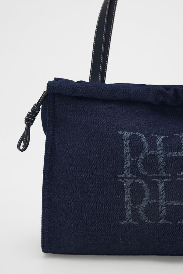 Pedro del Hierro Mala tote bag em denim Azul