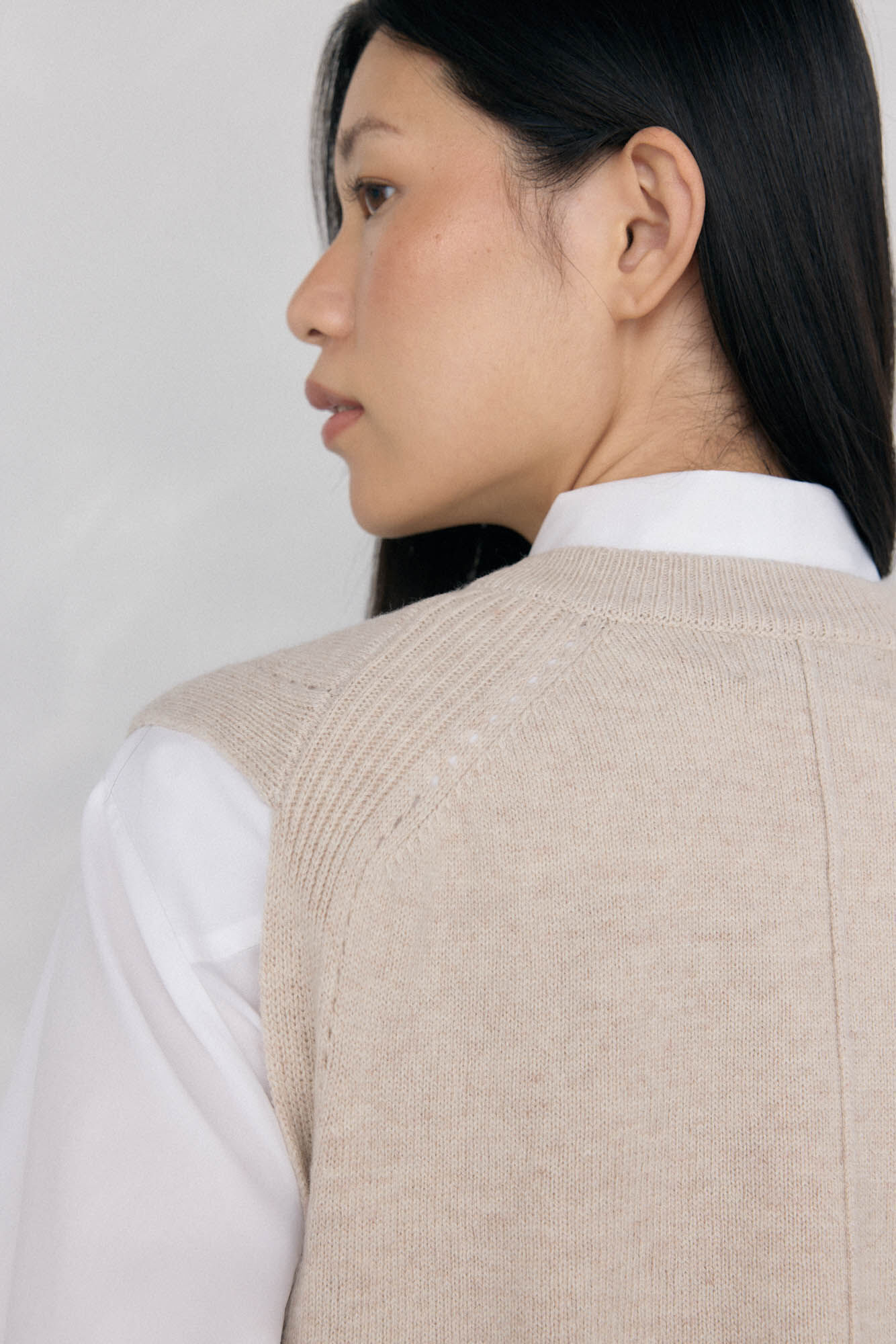 Pedro del Hierro jersey-knit wool knitted vest