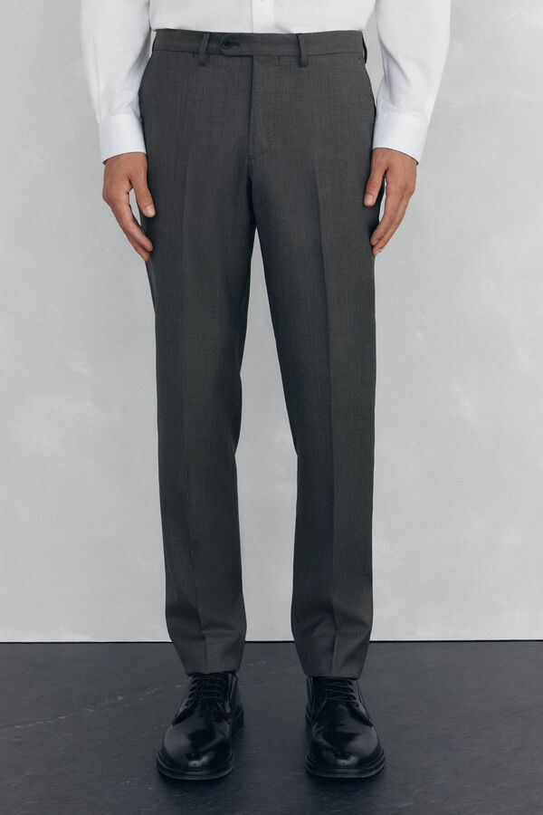 Pedro del Hierro Slim fit tan pants Beige