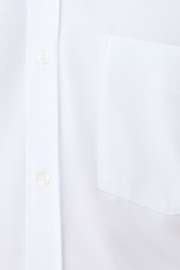 Pedro del Hierro Plain jersey-knit shirt White