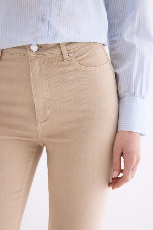 Pedro del Hierro Push up skinny jeans Beige