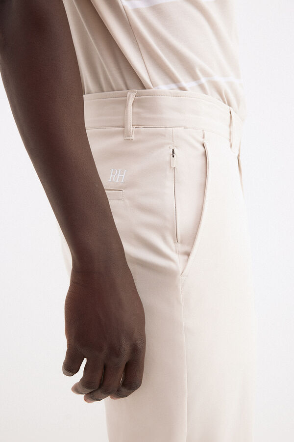 Pedro del Hierro Long golf trousers Beige