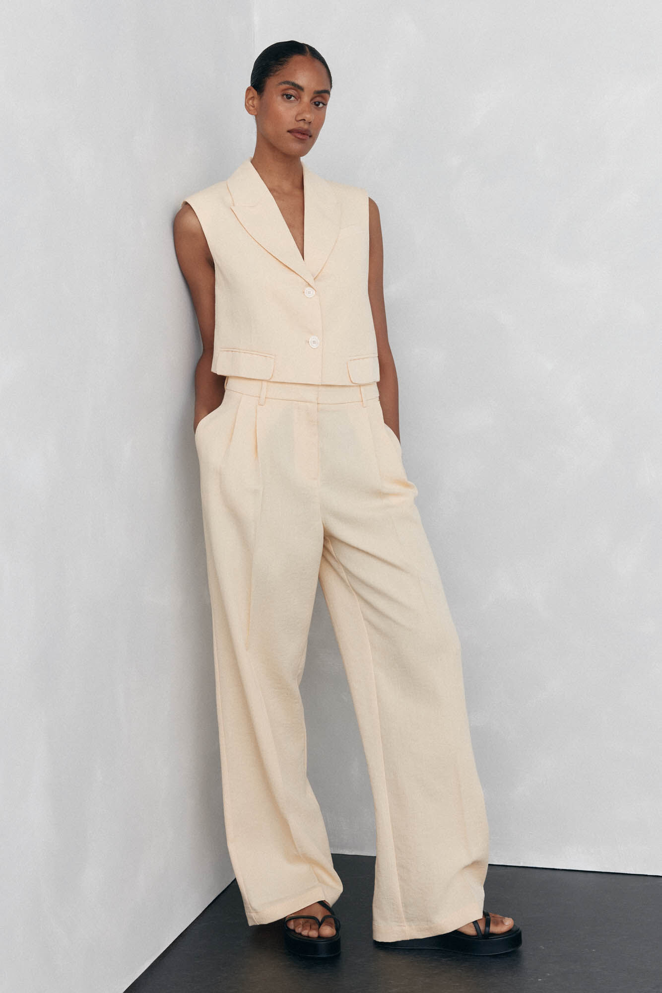 Pedro del Hierro Straight suit trousers