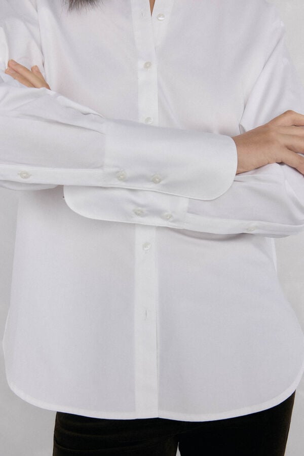 Pedro del Hierro Plain oversized shirt White