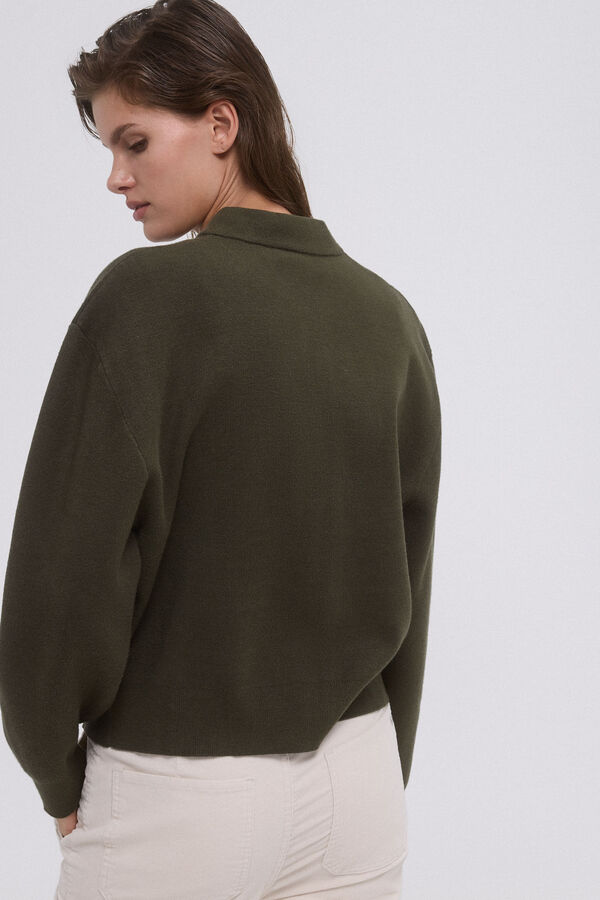 Pedro del Hierro Jaqueta estilo bomber Verde