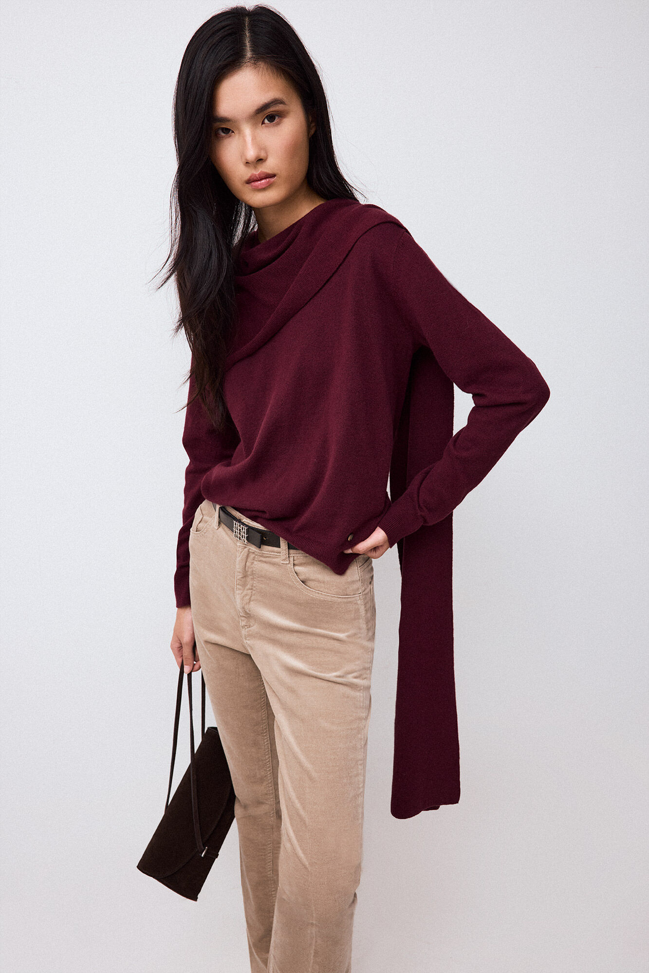 Pedro del Hierro Jersey con bufanda