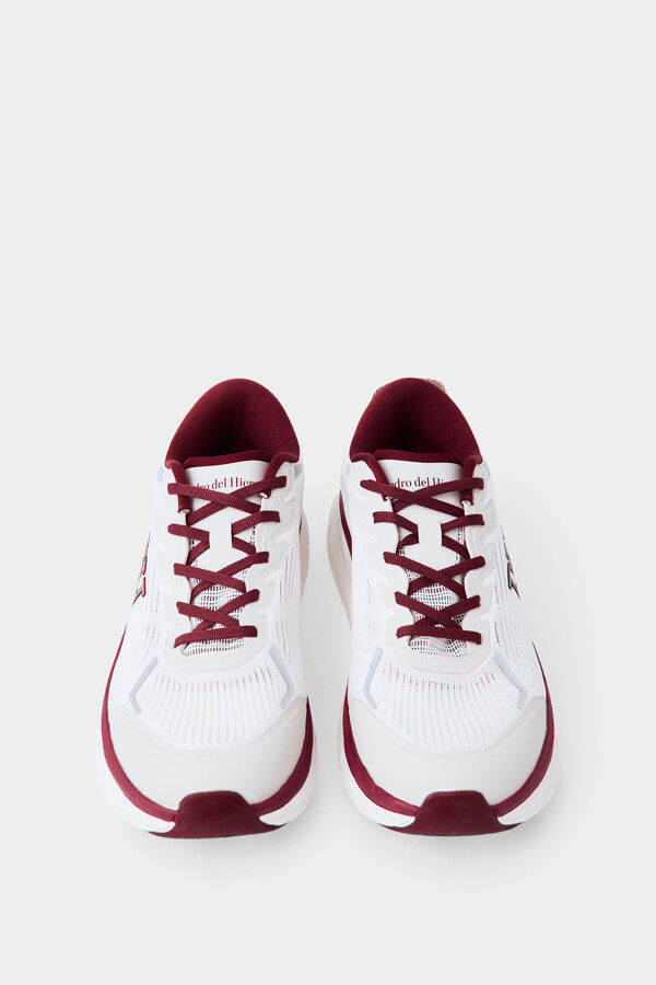 Pedro del Hierro Textile trainers Burgundy