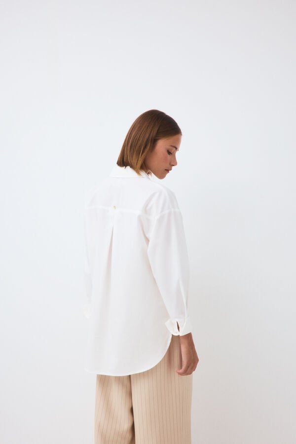 Pedro del Hierro Plain loose shirt White