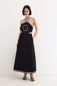 TFP by Tamara Falc&oacute; Embroidered flower dress
