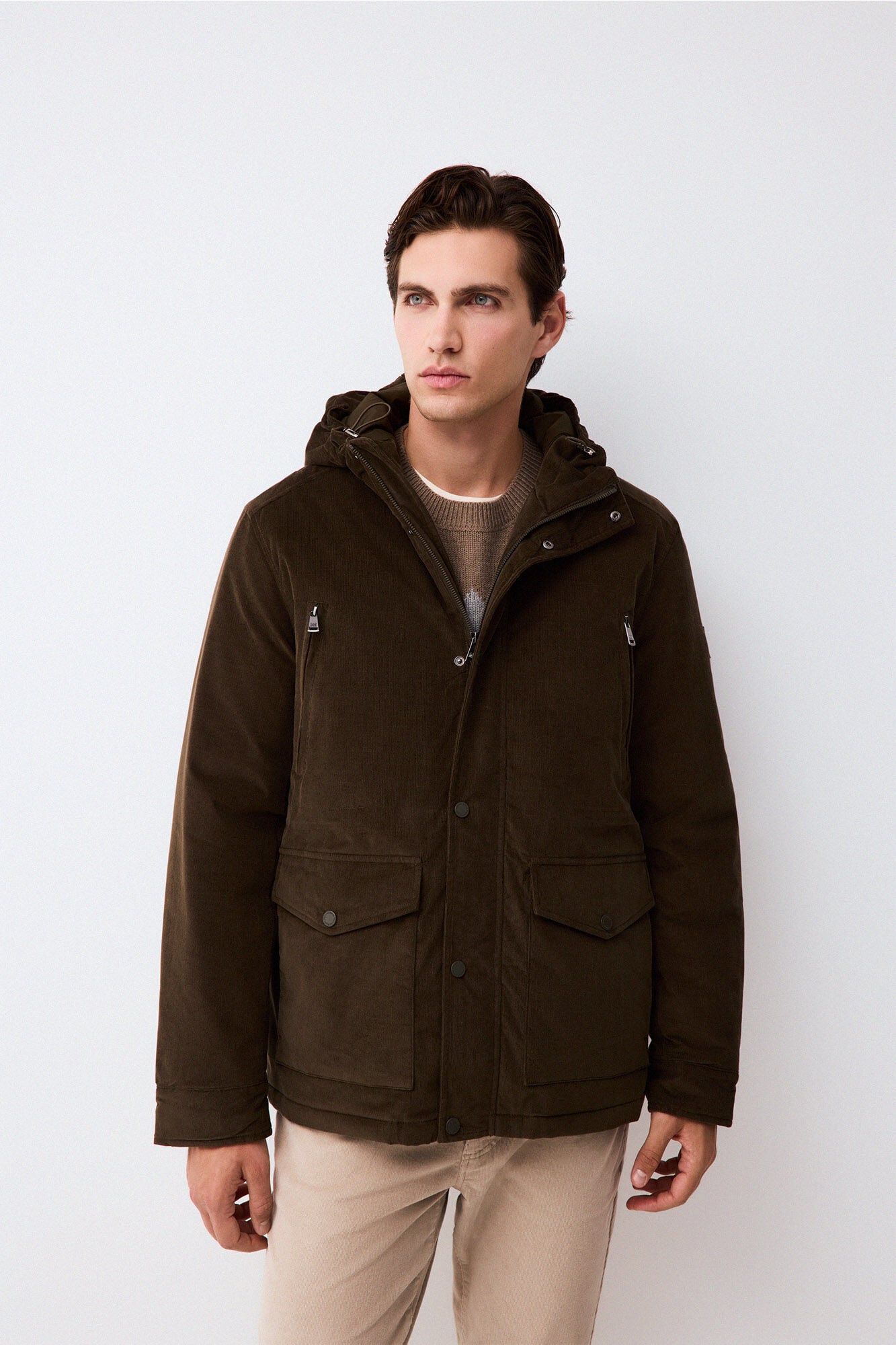 Pedro del Hierro Corduroy field jacket