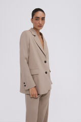 Pedro del Hierro Blazer taupe suit Grey