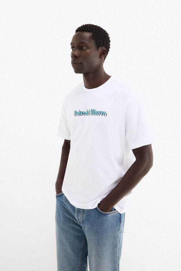 Pedro del Hierro Logo T-shirt White