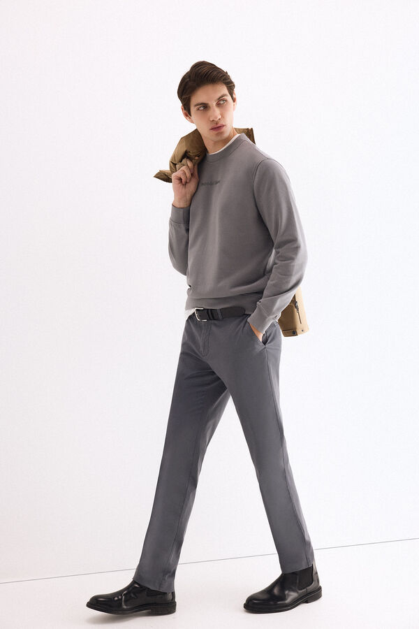 Pedro del Hierro Regular fit chinos Grey