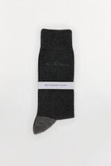 Pedro del Hierro Meia lisa sport Cizento