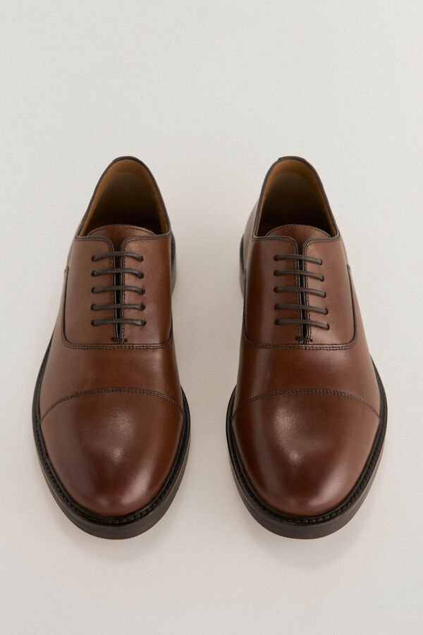 Pedro del Hierro Zapato vestir liso Marr&oacute;n
