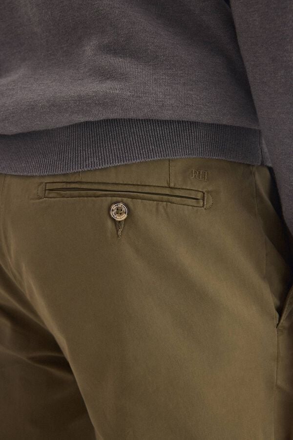 Pedro del Hierro Slim fit chinos Green