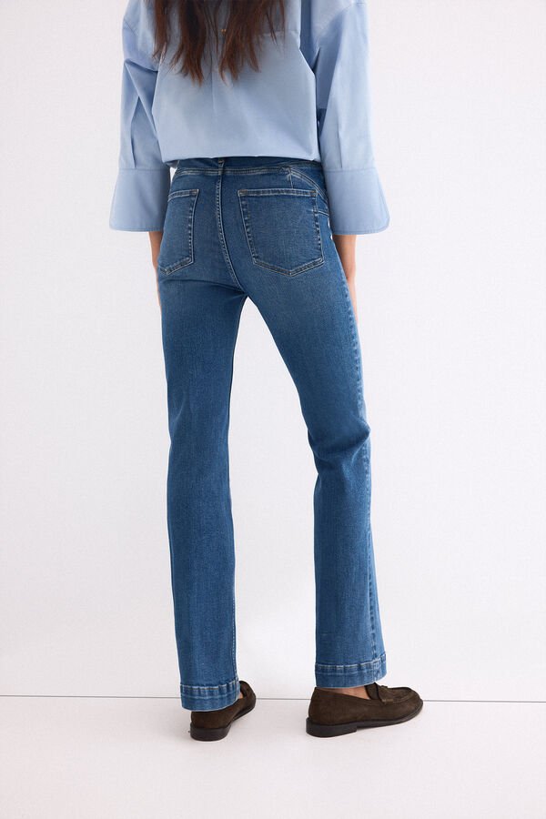 Pedro del Hierro Jeans push-up flare Azul