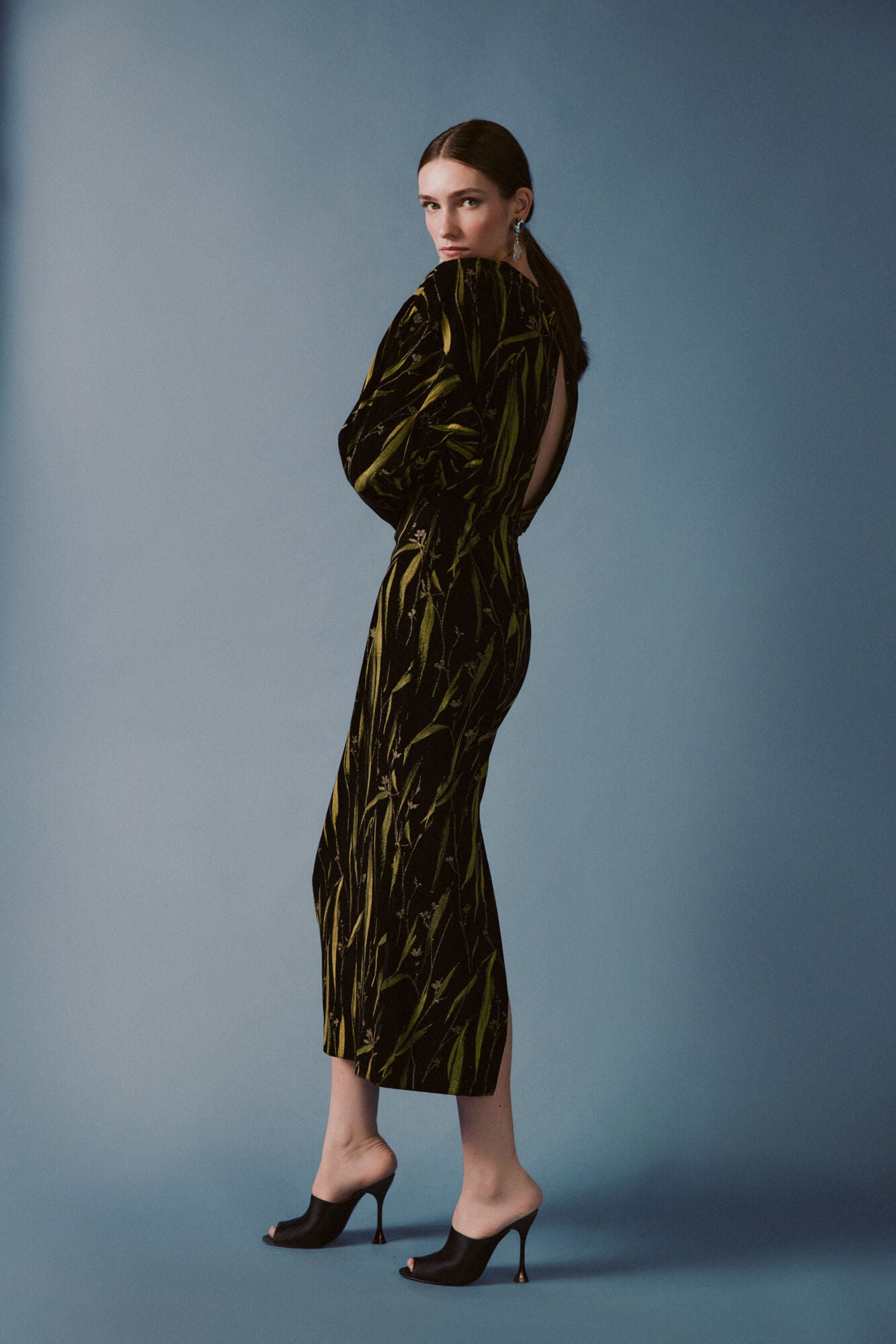 Pedro del Hierro Velvet long dress