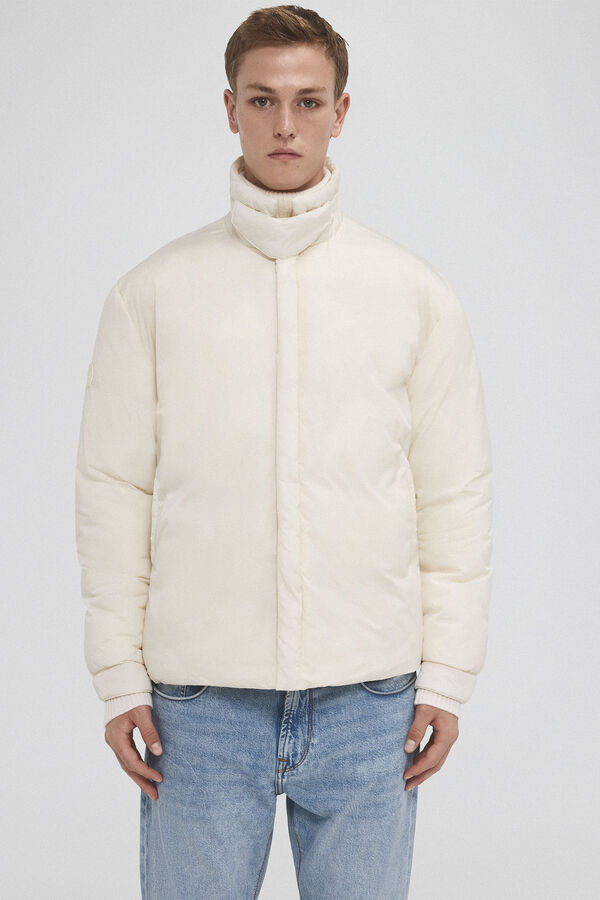 Pedro del Hierro Puffer jacket Ecru