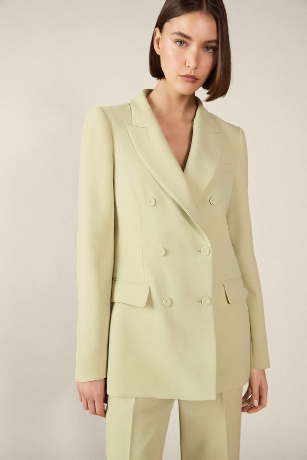 TFP by Tamara Falc&oacute; Double-breasted blazer Green