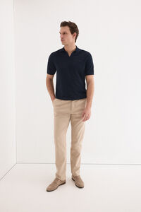 Pedro del Hierro Cotton premium short sleeve polo shirt
