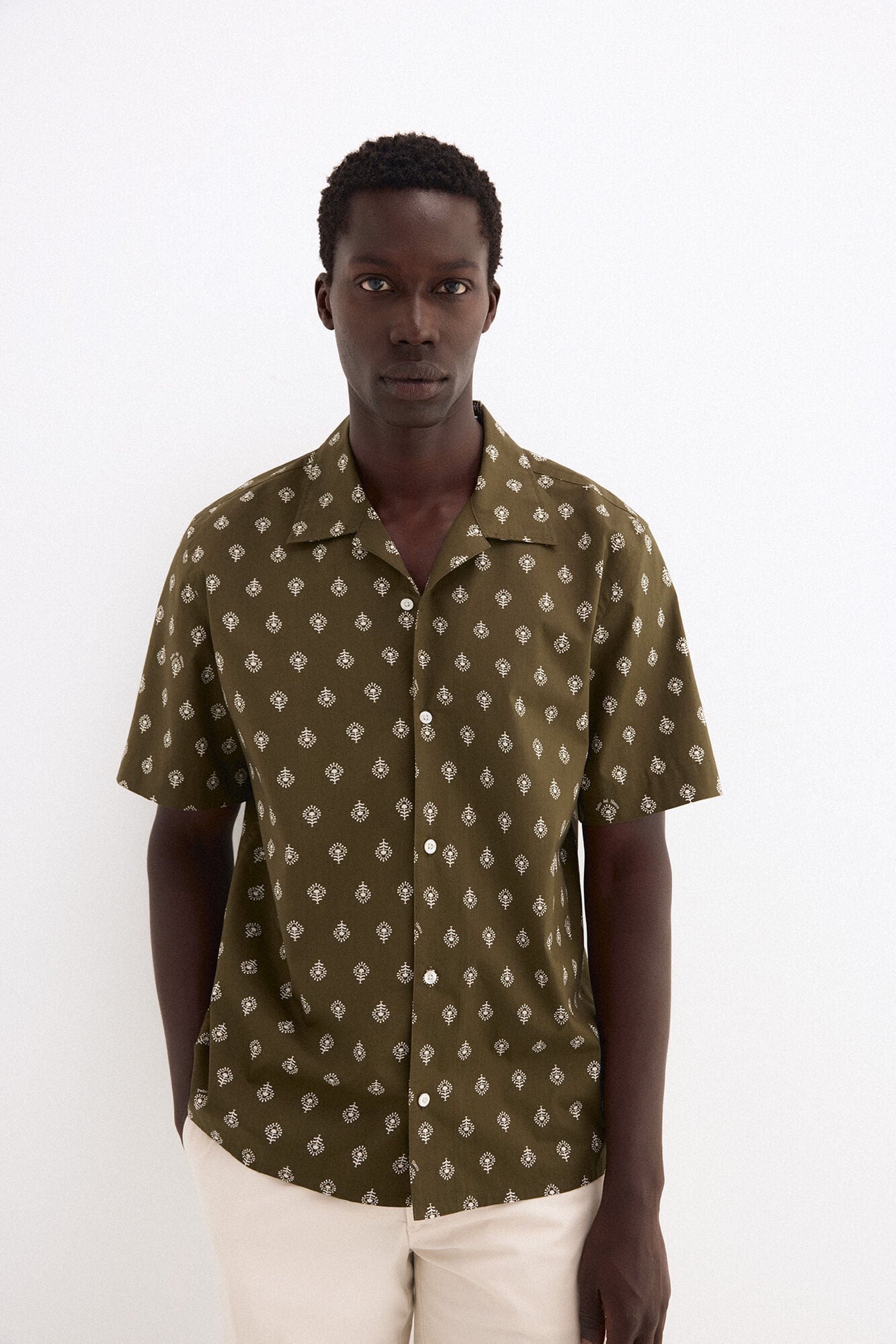 Pedro del Hierro Printed short sleeve shirt