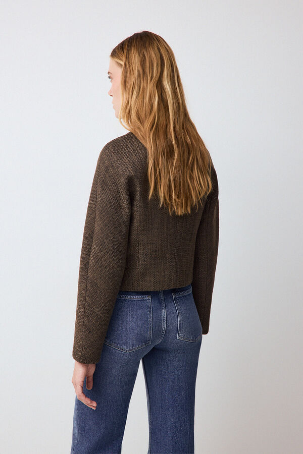Pedro del Hierro Textured jacket Green