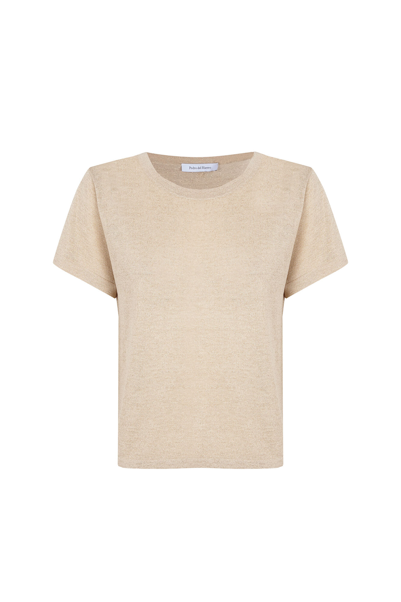 Pedro del Hierro Lurex knit top