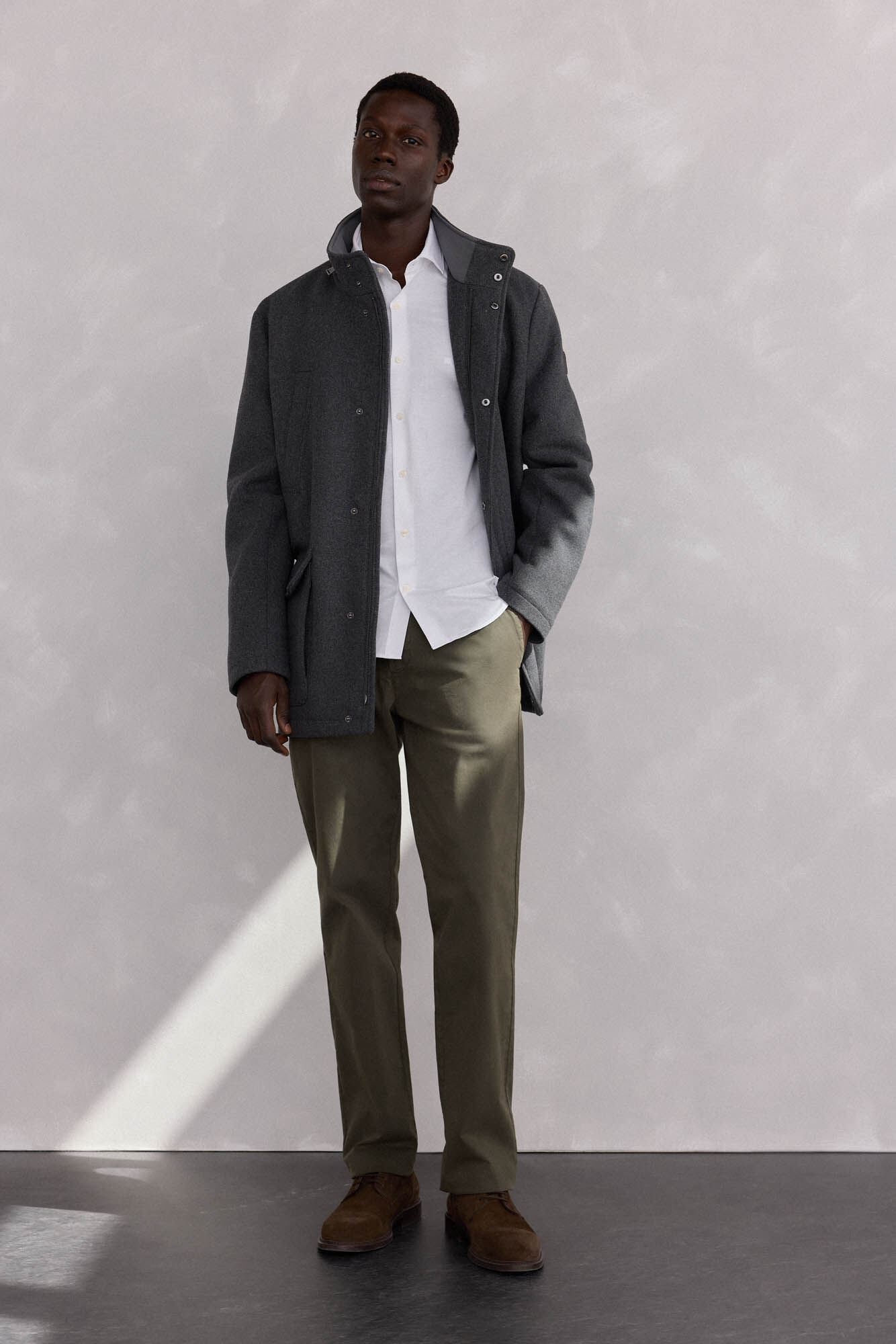 Pedro del Hierro Camisa de malha malha